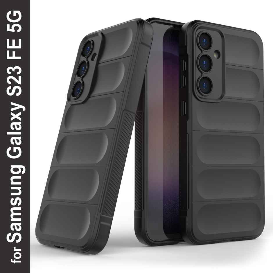 Zapcase Back Cover For Samsung Galaxy S23 Fe 5G (Magic-Black)