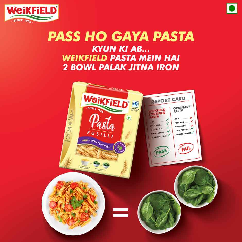 Weikfield Fusilli Pasta | Healthy Pasta Made With Durum Wheat Semolina | No Maida Pouch