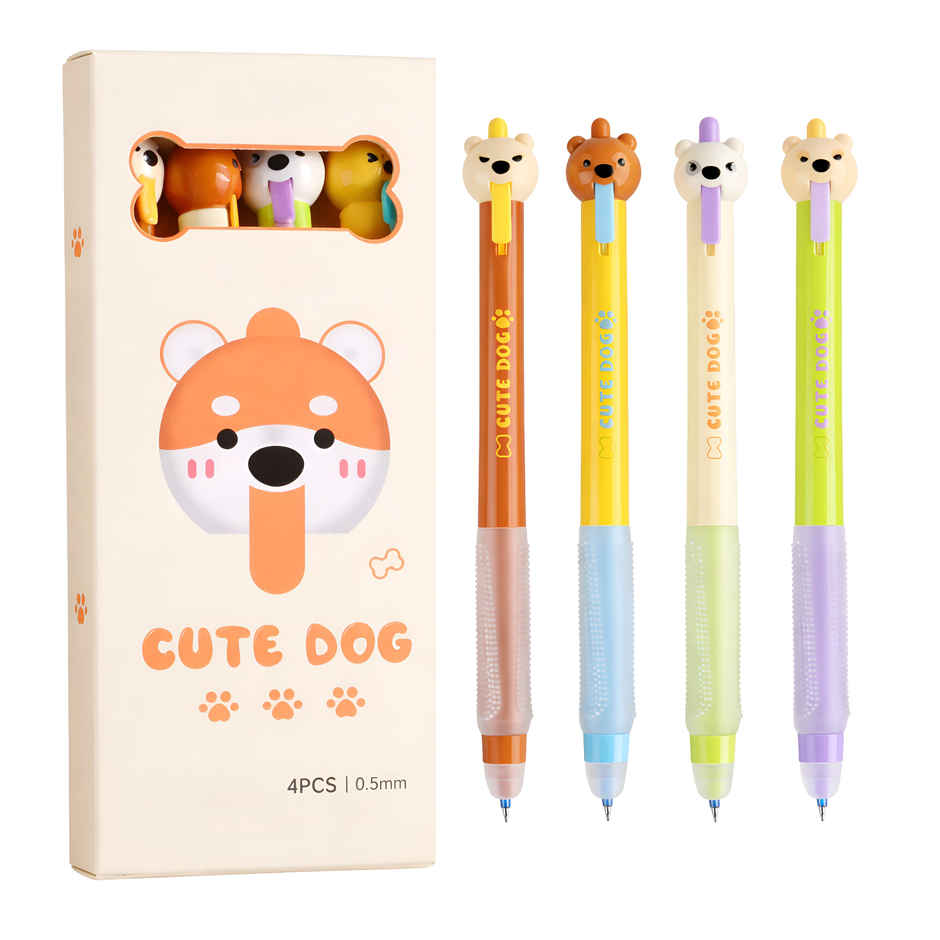 Toyshine Dog Gel Pen Set 0.5mm Cute Cartoon Pens