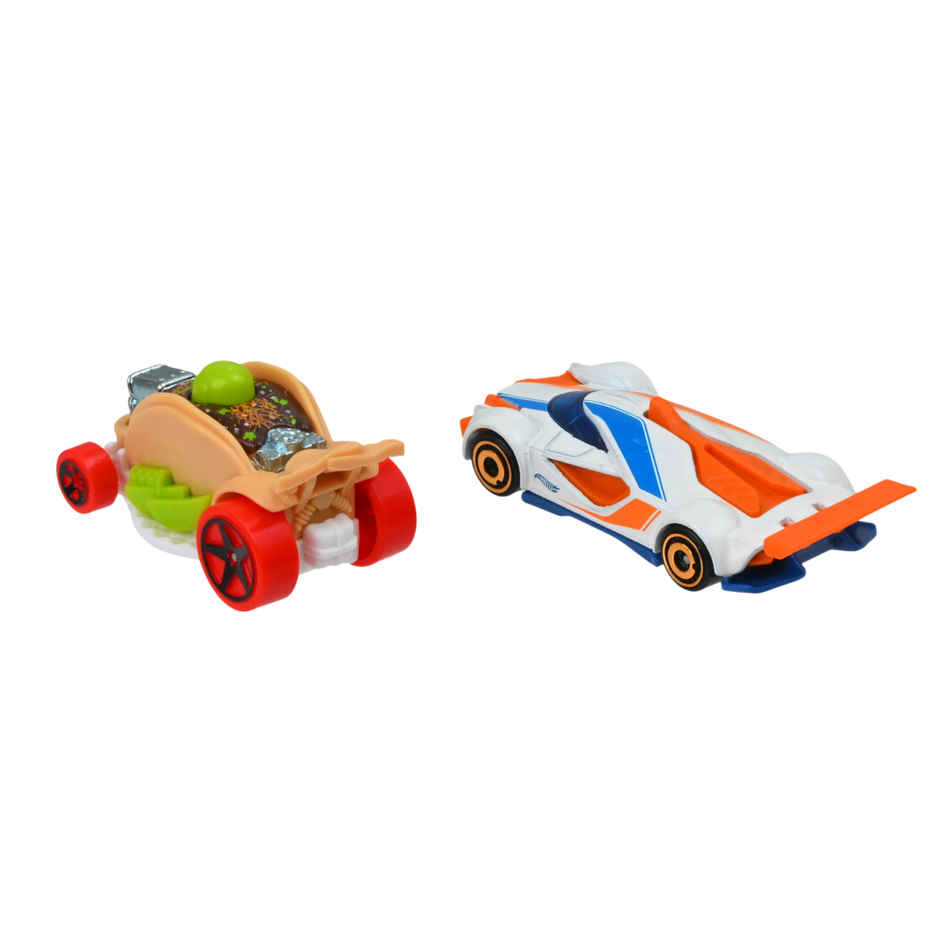 Hot Wheels 2-Car Pack of 1:64 Scale VehiclesTheme-JBK00