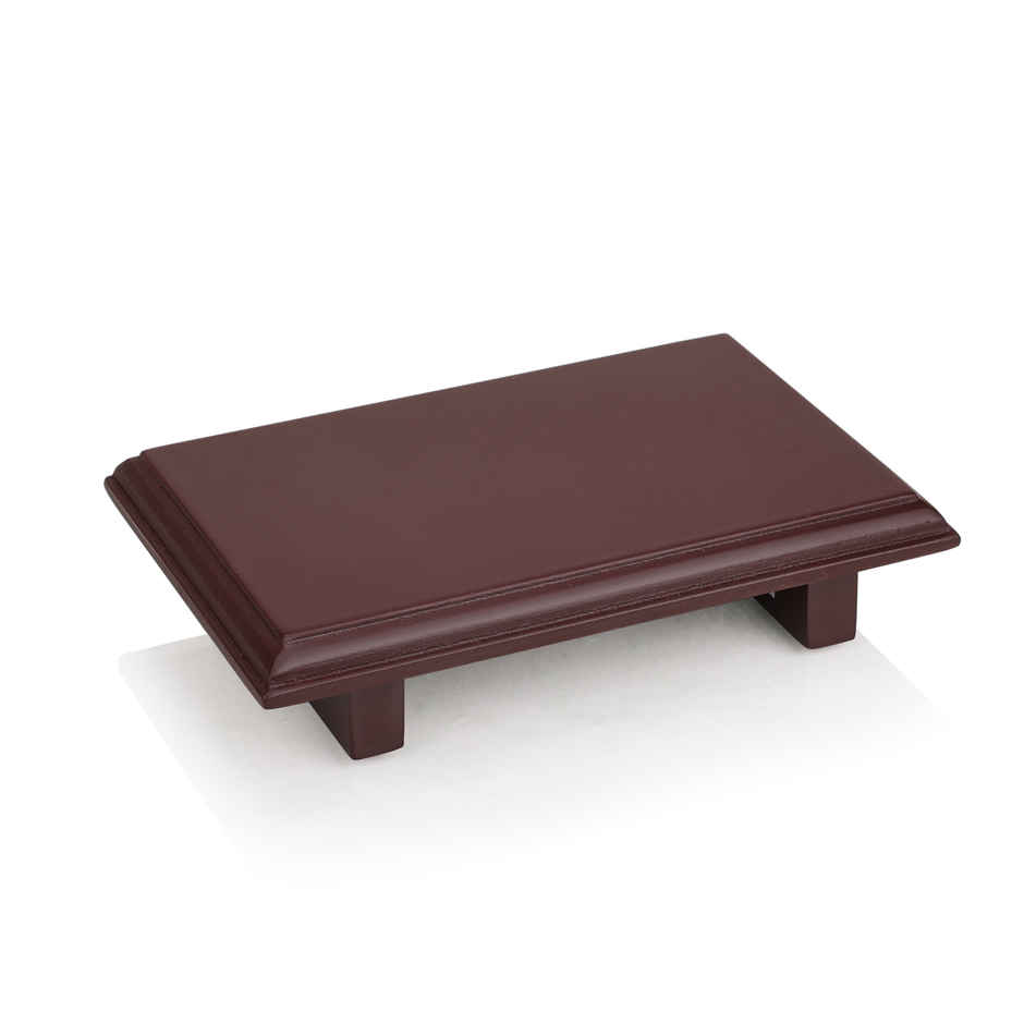 Wooden Handcrafted Puja Peeta Chowki | 6x4 inches (Cycle)