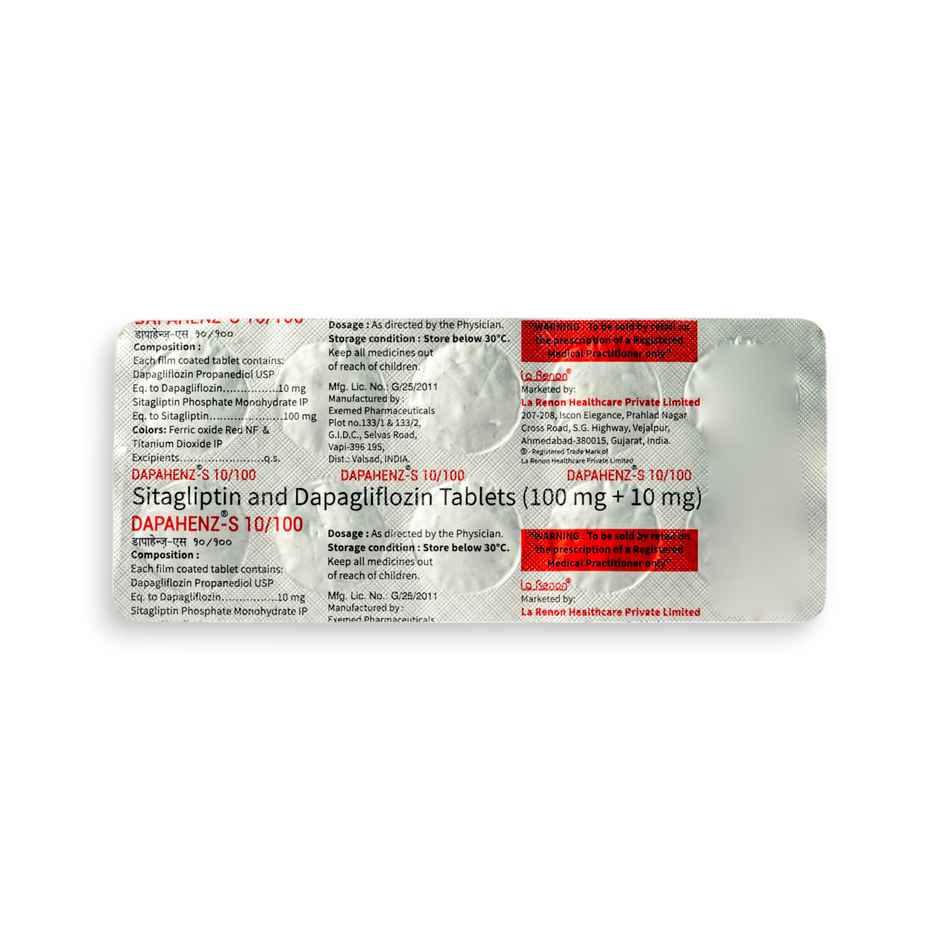 Dapahenz-S 10/100 Tablet