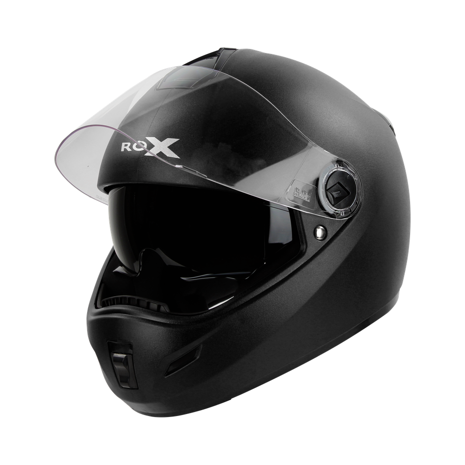Steelbird Sbh-34 Rox Reflective Dashing Black With Inner Sun Shield 580Mm