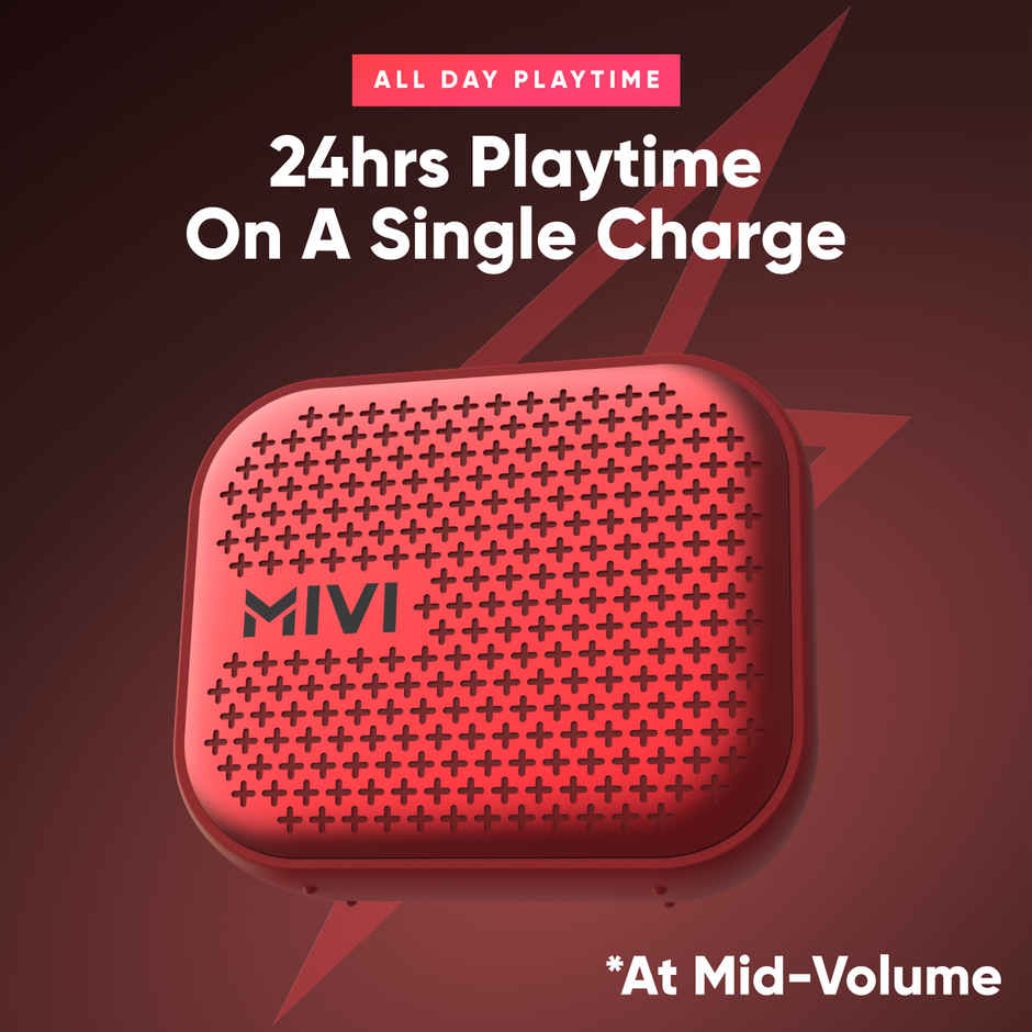 Mivi Roam2 5 W Bluetooth Speaker | Red