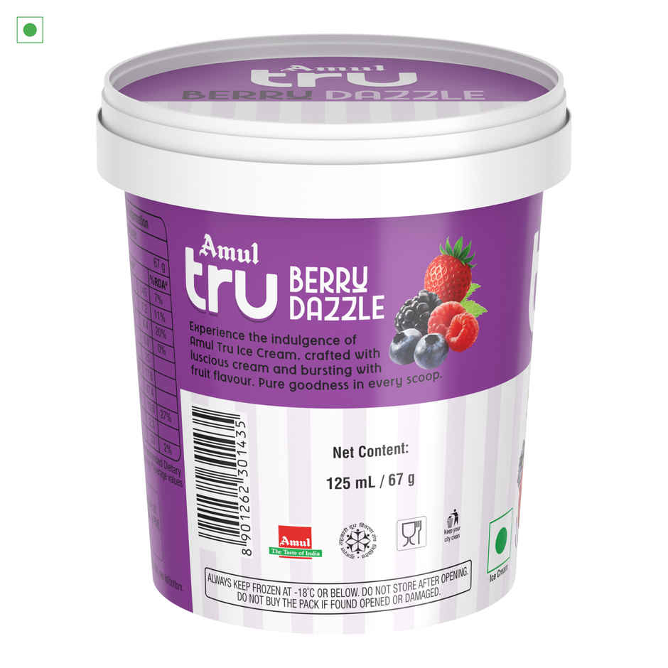 Amul Tru Berry Dazzle Icecream Cup
