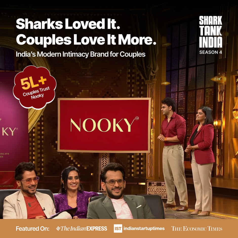Nooky Connect 3 in 1 Condom Intimacy Kit Condoms Chocolates Satin Blindfold Couple Gift
