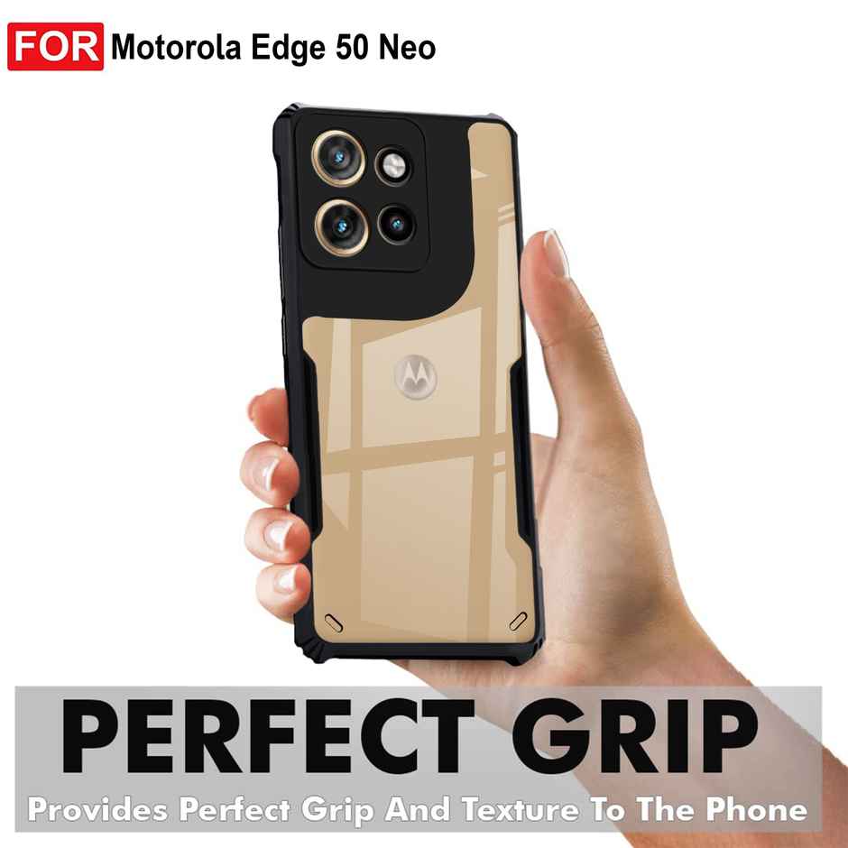Zapcase Back Cover for Motorola Edge 50 Neo | Matte-Black