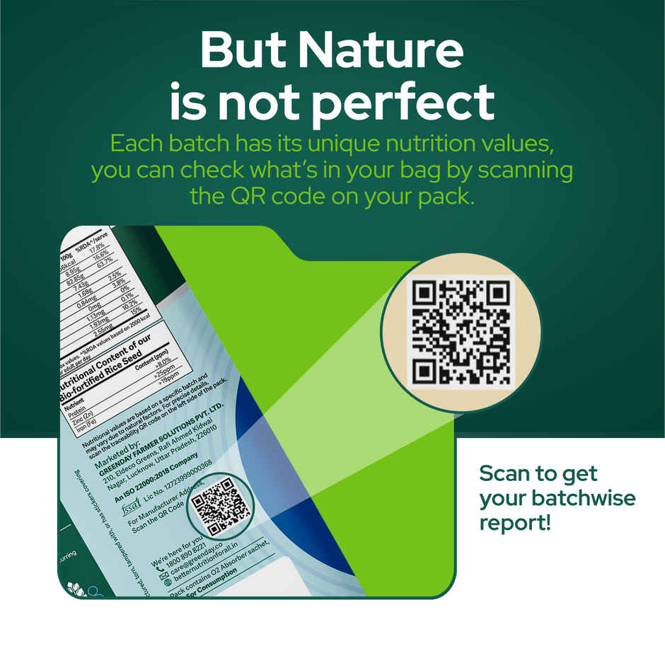 Better Nutrition Biofortified Low GI Basmati Rice | High Protein | Rich in Zinc