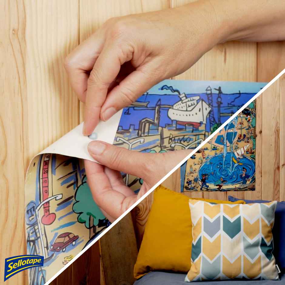 Sellotape Sticky Tack | Ideal For Hanging Photos | Decorations | Repositionable & Reusable