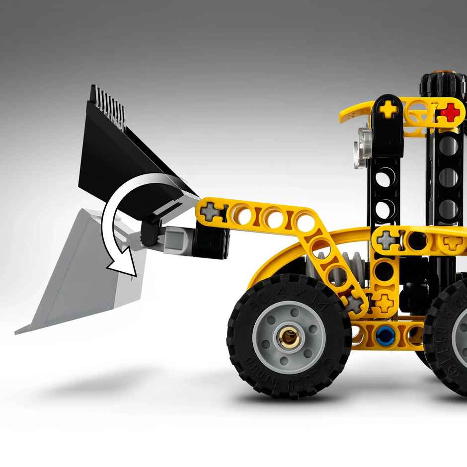 LEGO Technic Backhoe Loader Construction Toy Vehicle Set 42197 Building Blocks Toys for 7Y+