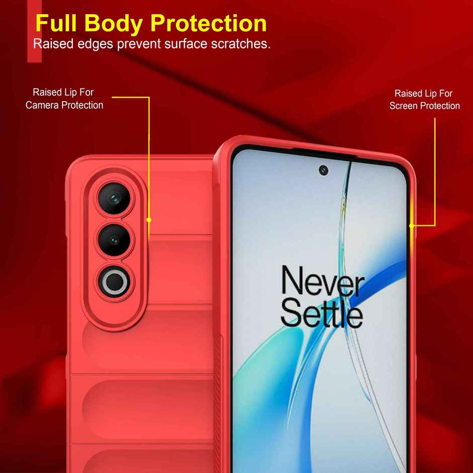 Zapcase Back Cover for OnePlus Nord CE 4 5G | Magic-Red