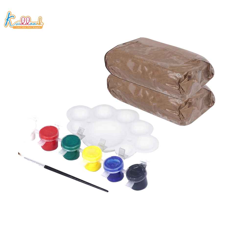 Kriiddaank Disney Frozen Pottery Wheel Kit DIY Battery Operated Painting Set with Clay and Tools