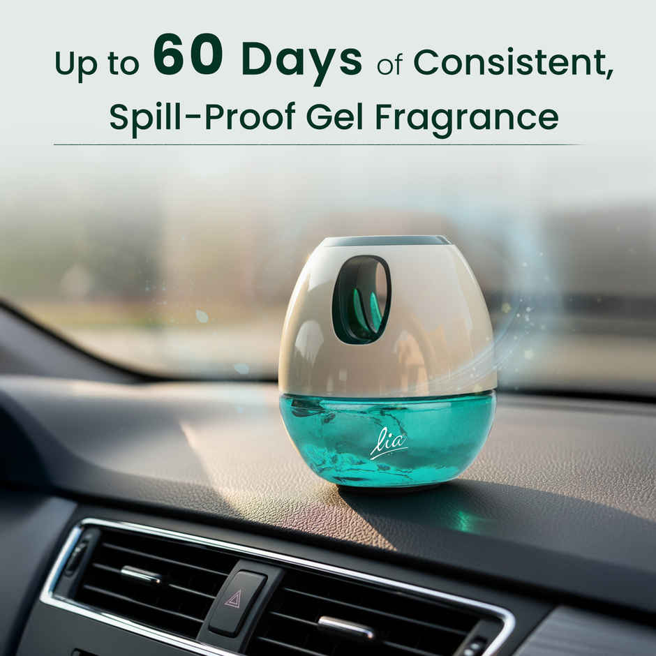 Lia Aqua Dream Car Gel | Long Lasting Air Freshener for Car | From House of Cycle