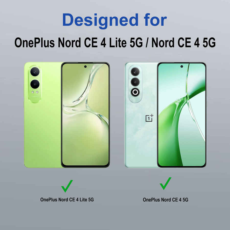 Zapcase Back Cover for OnePlus Nord CE 4 Lite 5G | Space-Clear
