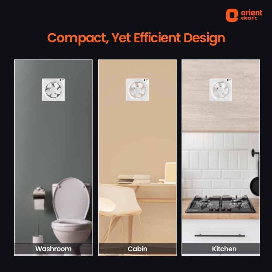 Orient Electric Ventilator, 150mm, 5 Blade, White