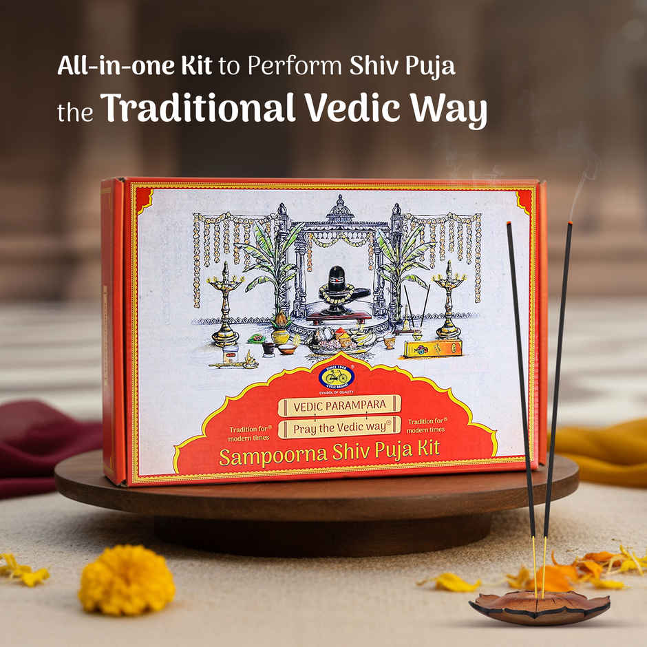 Sampoorna Shiv Puja Kit | Complete Vedic Puja Samagri | Cycle