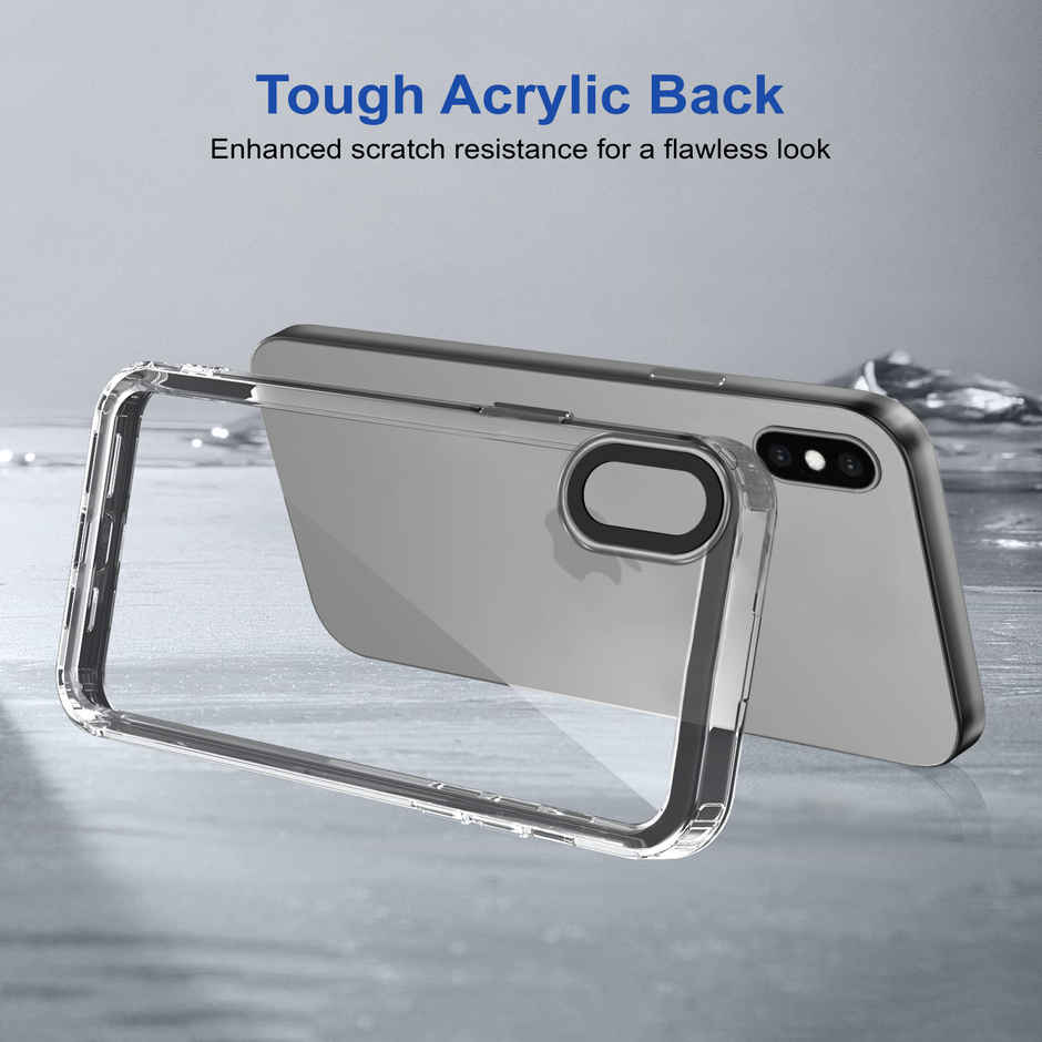 Zapcase Back Cover for Apple iPhonex| Space-Black