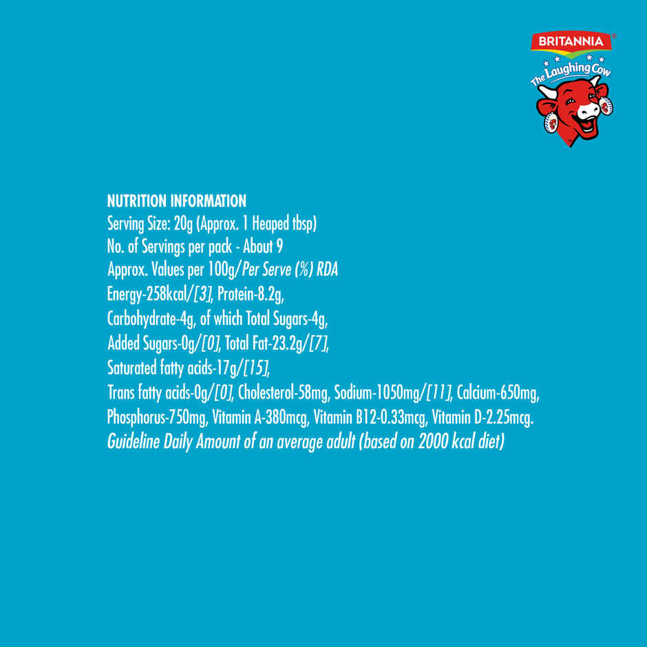 Britannia The Laughing Cow Cheese- Roasted Garlic Spread Tub