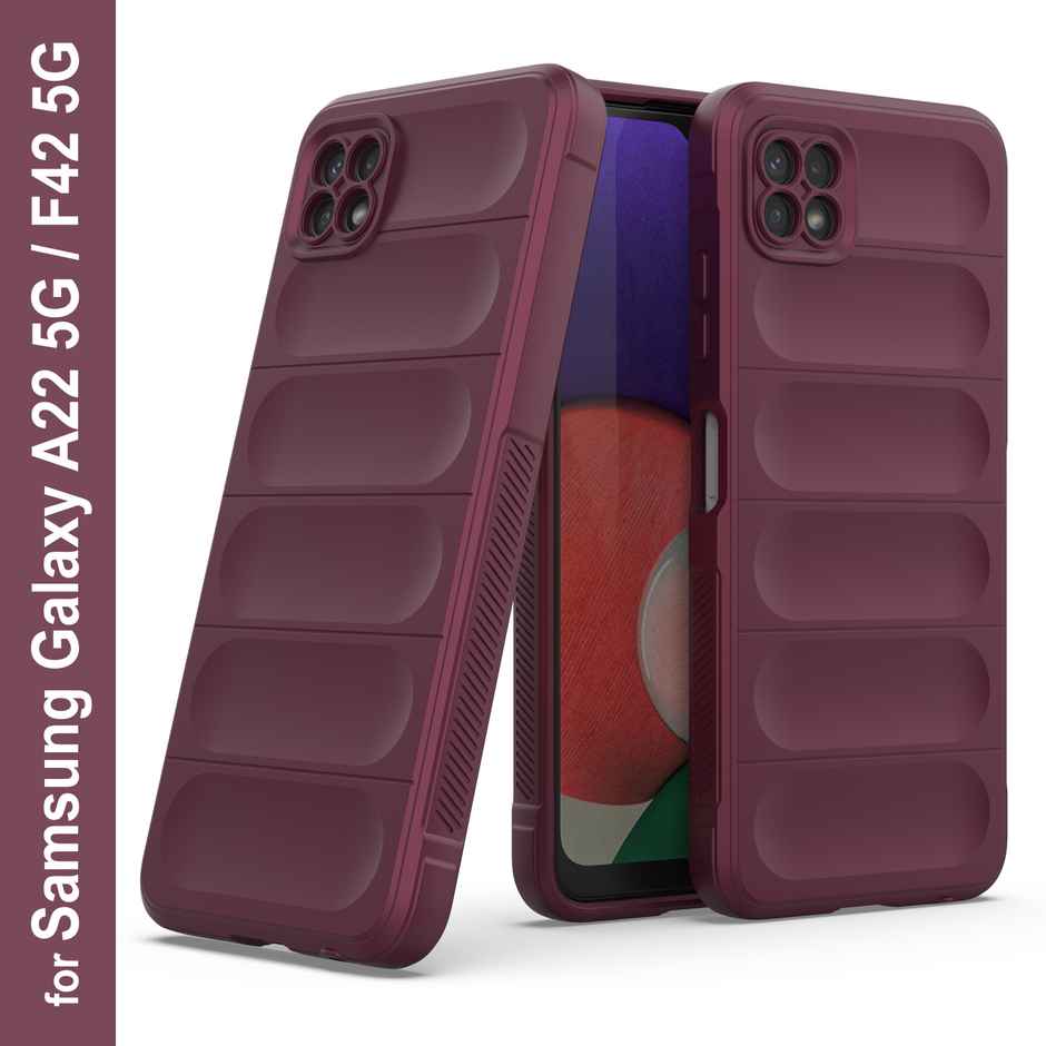 Zapcase Back Cover for Samsung Galaxy A22 5G | Samsung Galaxy F42 5G | Magic-Plum