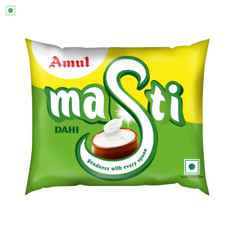 Amul Masti Dahi Pouch (400g) & Mint Leaves (100g) Combo
