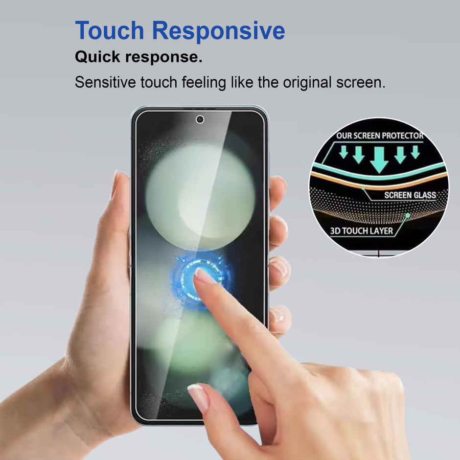 Zapcase Edge To Edge Tempered Glass for Motorola Moto G64 5G | Clear