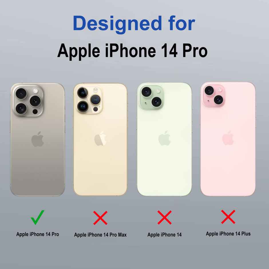 Zapcase Back Cover For Iphone 14 Pro (Space-Clear)