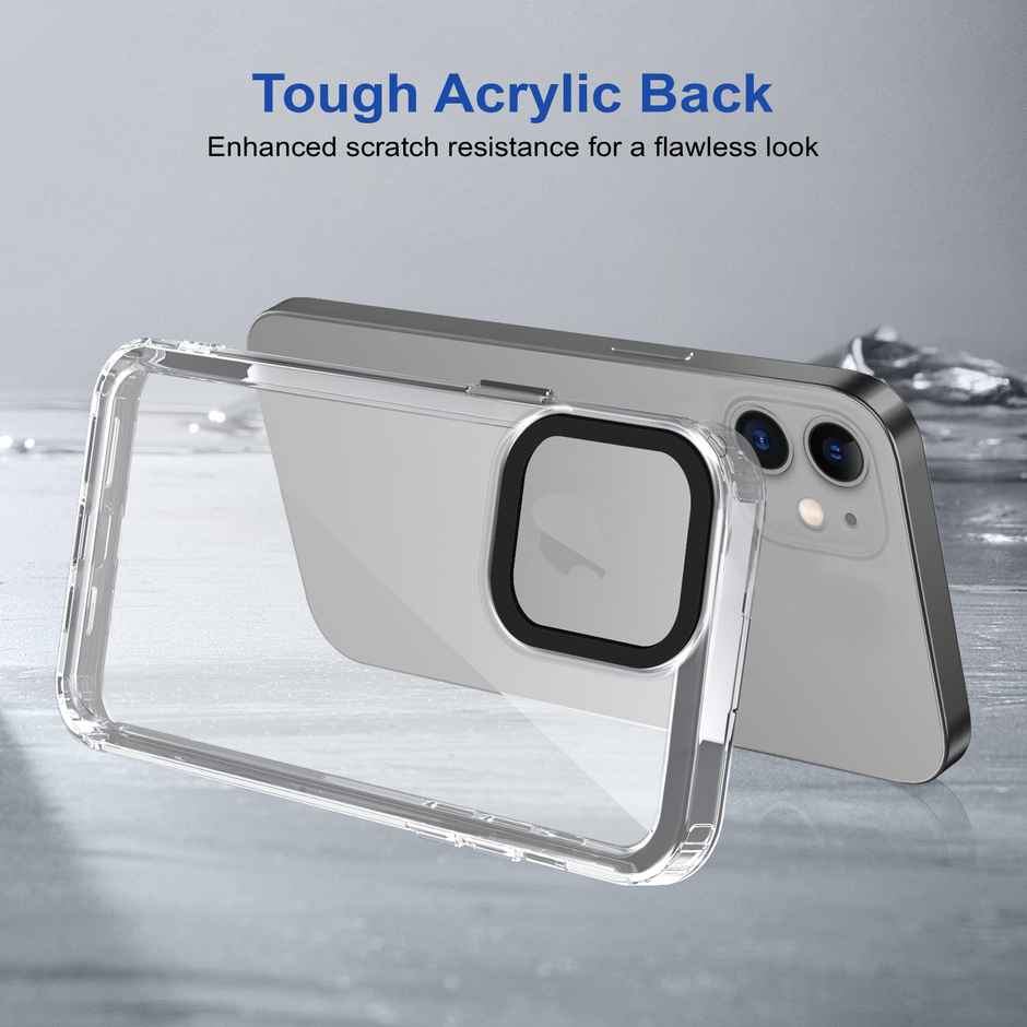 Zapcase Back Cover For Apple Iphone 12 (Space-Clear)