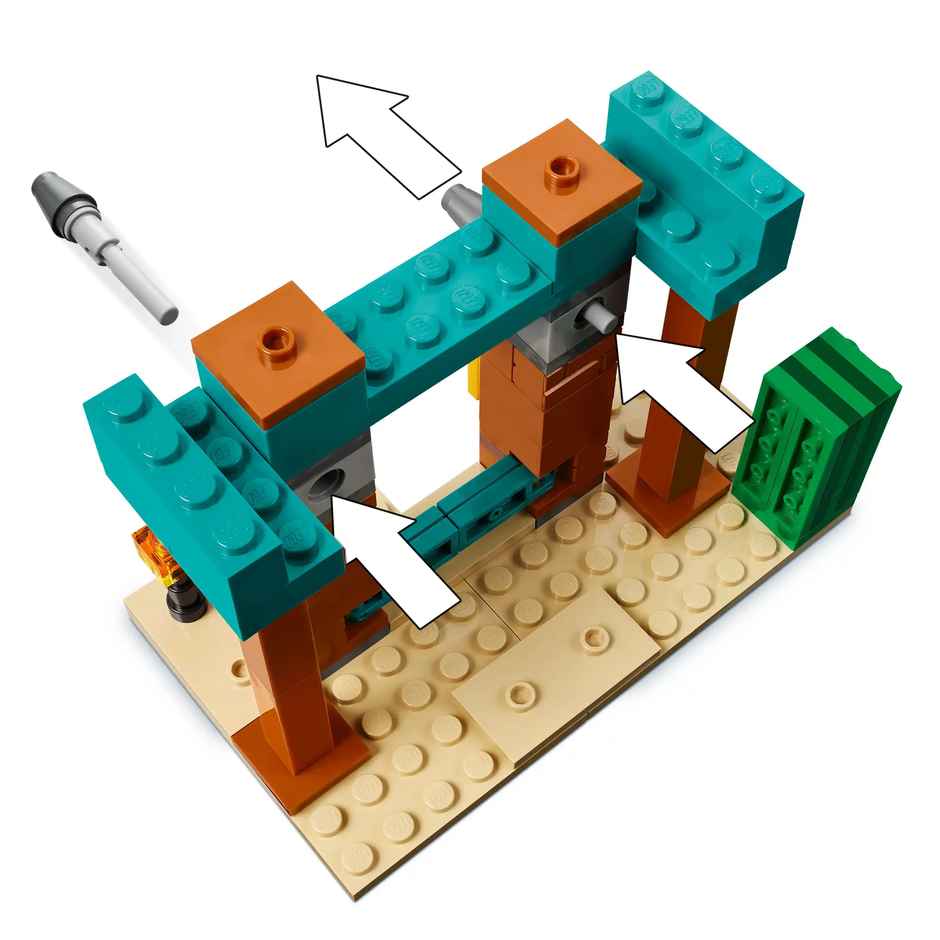 LEGO Minecraft The Illager Desert Patrol Gaming Kit for Kids 21267