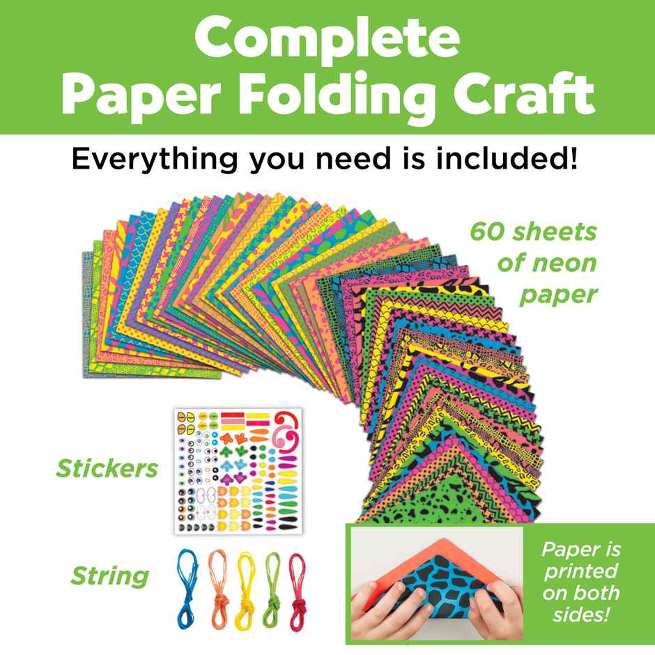 Creativity For Kids Neon Origami
