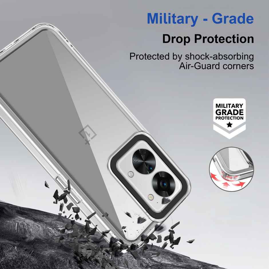 Zapcase Back Cover For Oneplus Nord 2T 5G (Space-Clear)