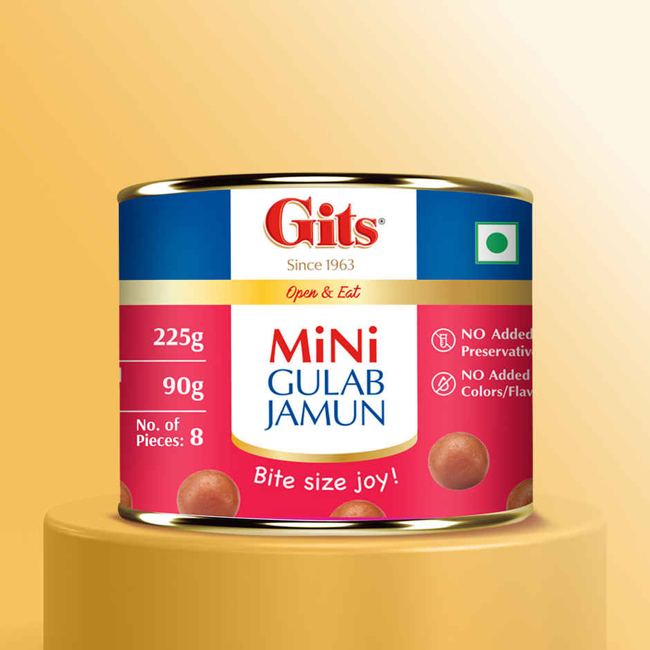 Gits Mini Gulab Jamun Tin | Authentic Indian Sweet