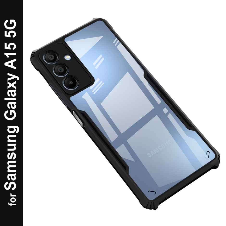 Zapcase Back Cover for Samsung Galaxy A15 5G | Matte-Black