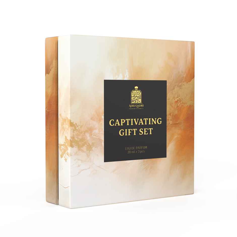 Adilqadri Captivating Trio Luxury Eau De Parfum | Gift Set For Unisex | Long Lasting Scent