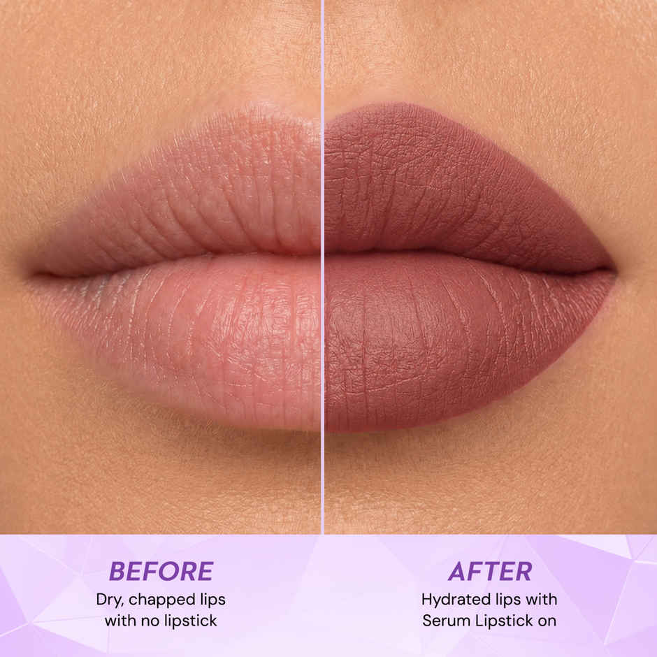 SUGAR Cosmetics Glide Peptide Serum Lipstick | 09 Boston Blush