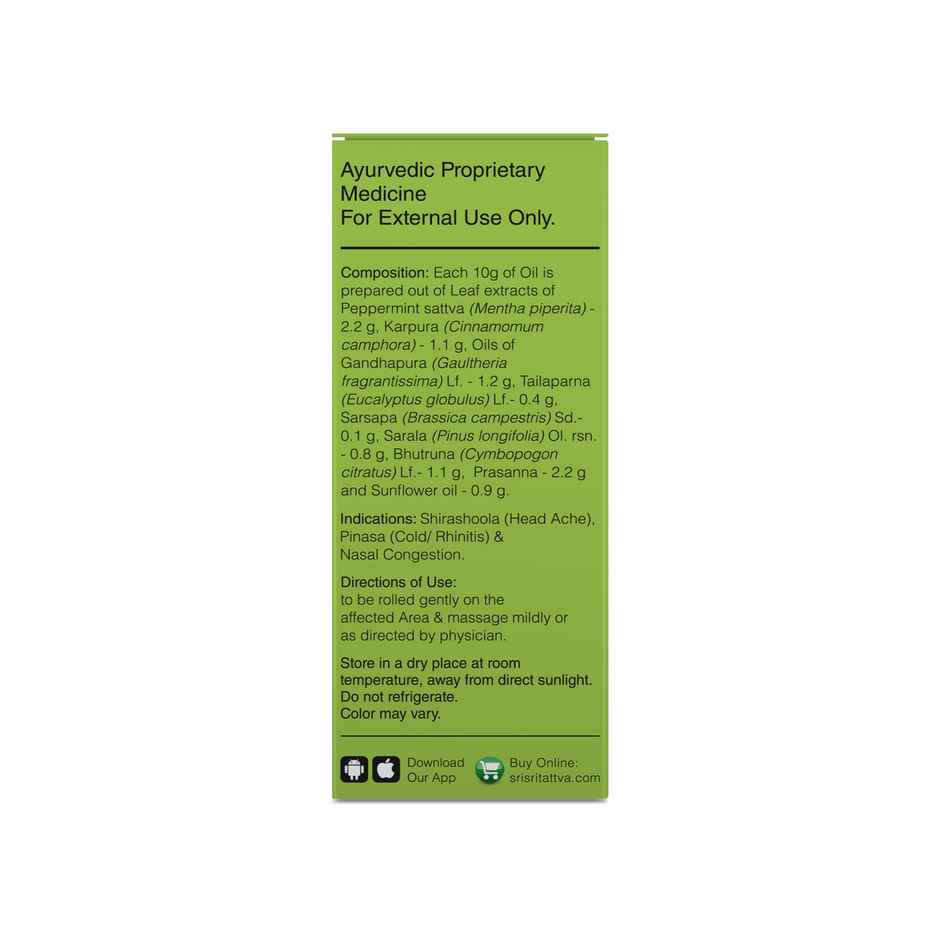 Sri Tattva Roll Easy Herb Rub