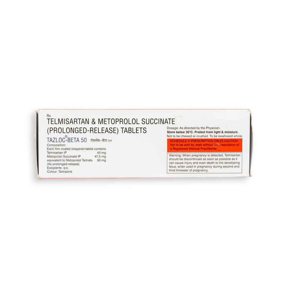 Tazloc-Beta 50 Tablet PR
