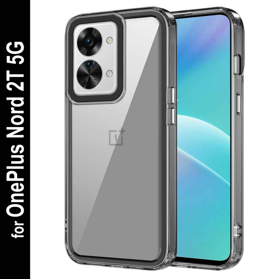 Zapcase Back Cover For Oneplus Nord 2T 5G (Space-Black)