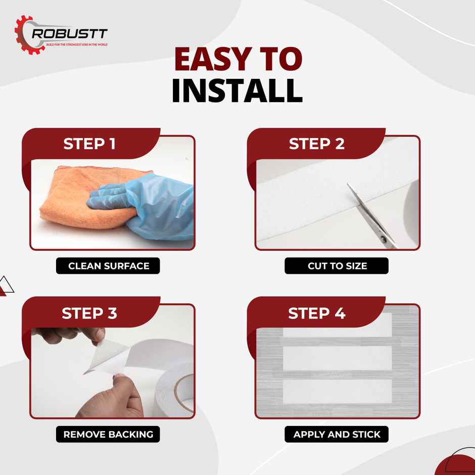 Robustt Anti Skid Tape | Multicolor