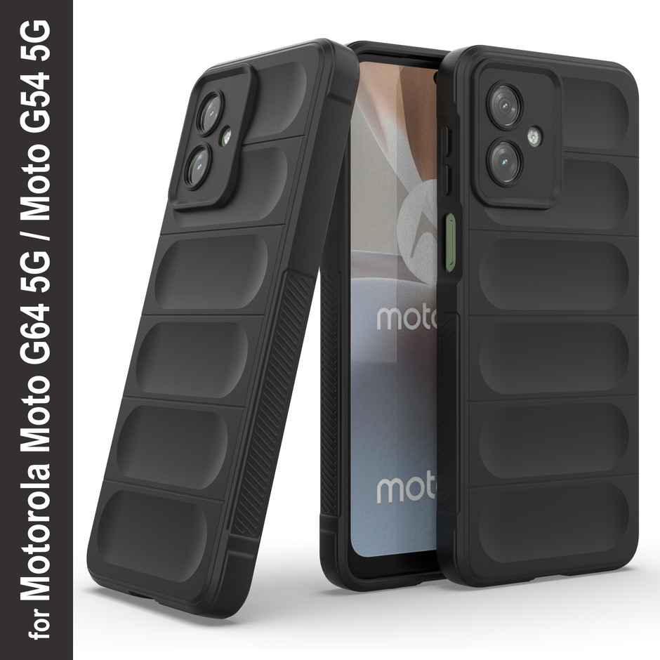 Zapcase Back Cover for Motorola g64 5G | Moto g64 5G | Magic-Black