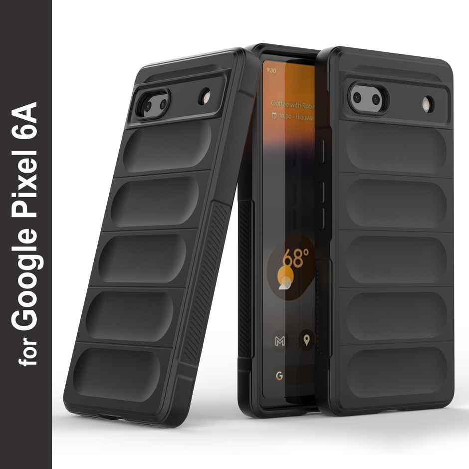 Zapcase Back Cover for Google Pixel 6A | Magic-Black