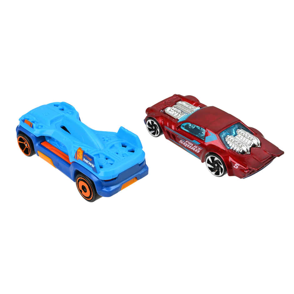 Hot Wheels 2-Car Pack of 1:64 Scale VehiclesTheme-JBJ97