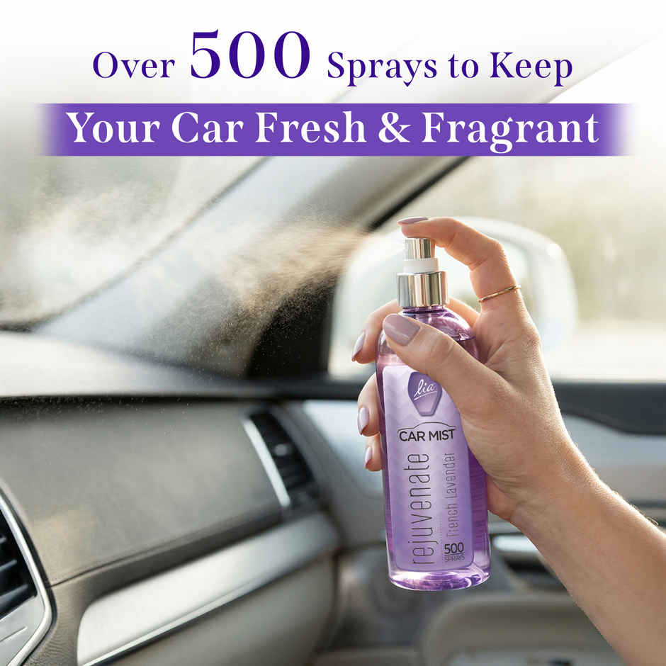 Lia French Lavender Car Mist/Spray | Long Lasting Air Freshener for Car | From House of Cycle