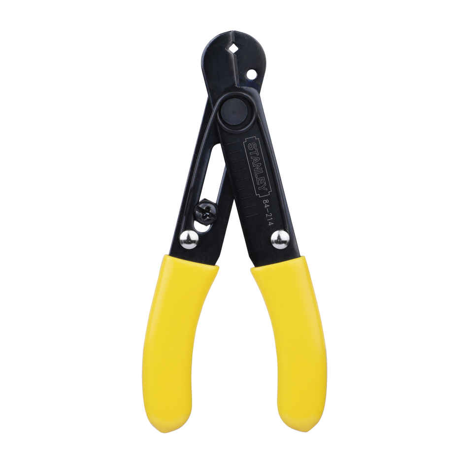 STANLEY 84-214-22 5.25''/130 mm Wire Stripper Ideal for Cutting, Stripping Wires & Appliance Cords