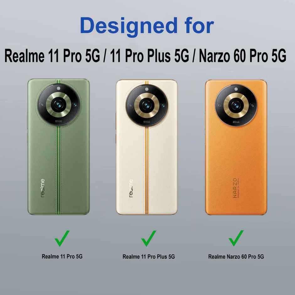 Zapcase Back Cover for Realme 11 Pro 5G | Space-Clear
