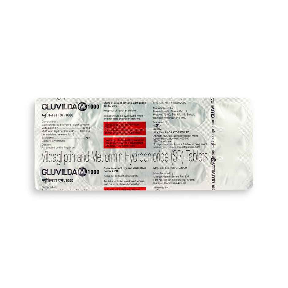 Gluvilda M+ 1000 Tablet SR