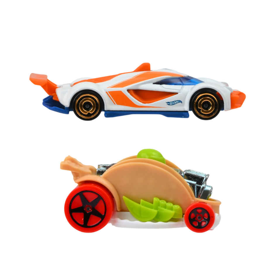 Hot Wheels 2-Car Pack of 1:64 Scale VehiclesTheme-JBK00