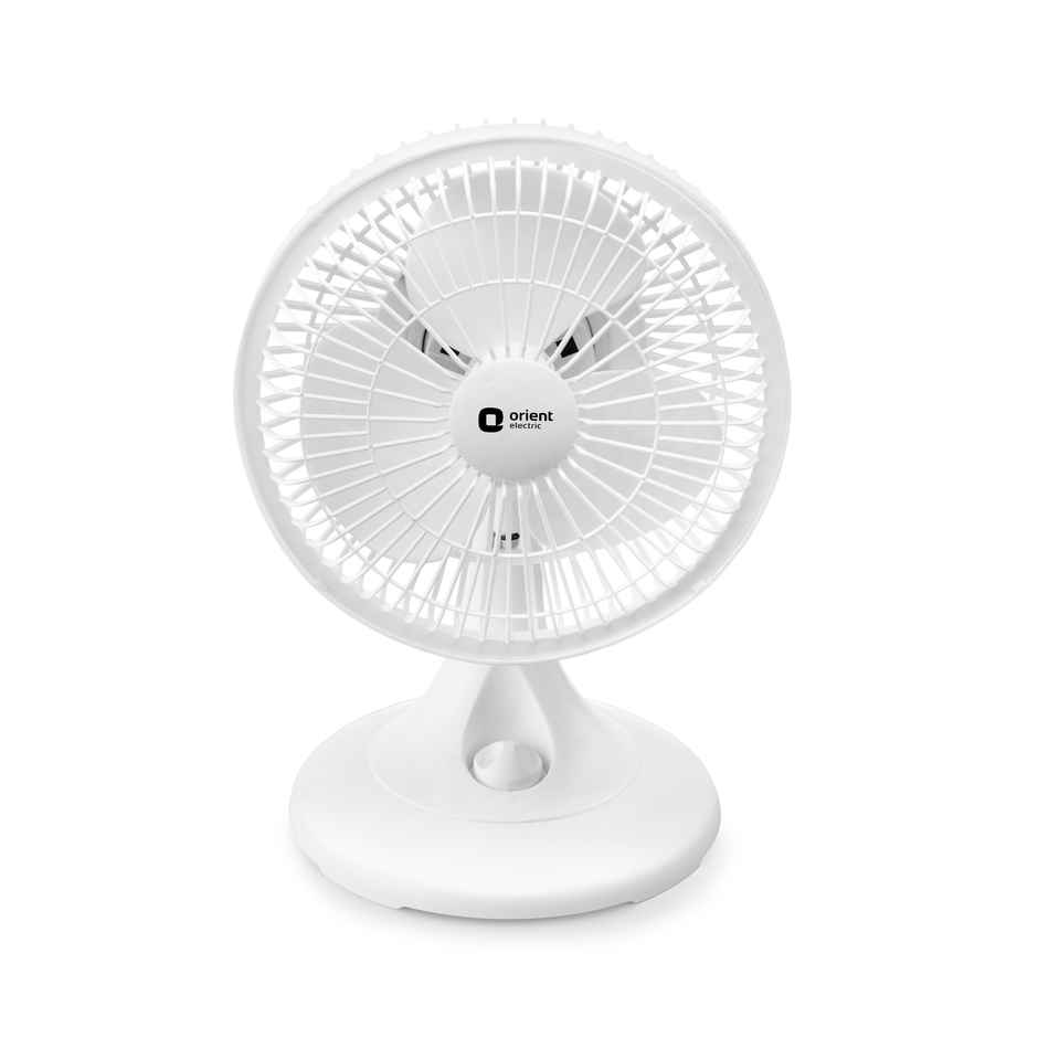 Orient Electric PP Plastic Zippy Pro Table Fan, 225mm, White
