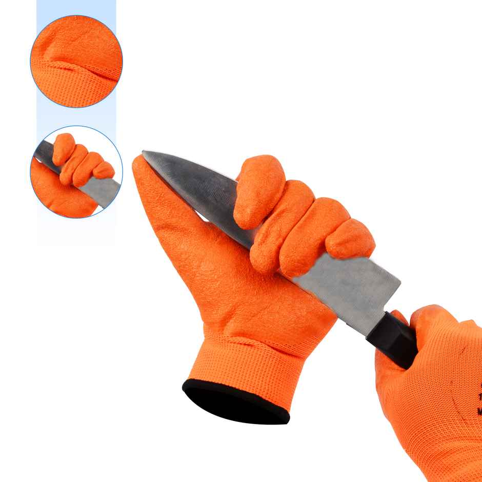 Robustt Anticut Gloves - Orange