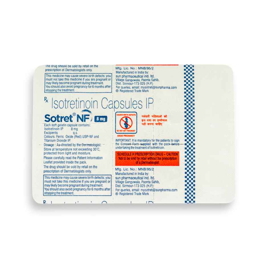 Sotret NF 8mg Capsule