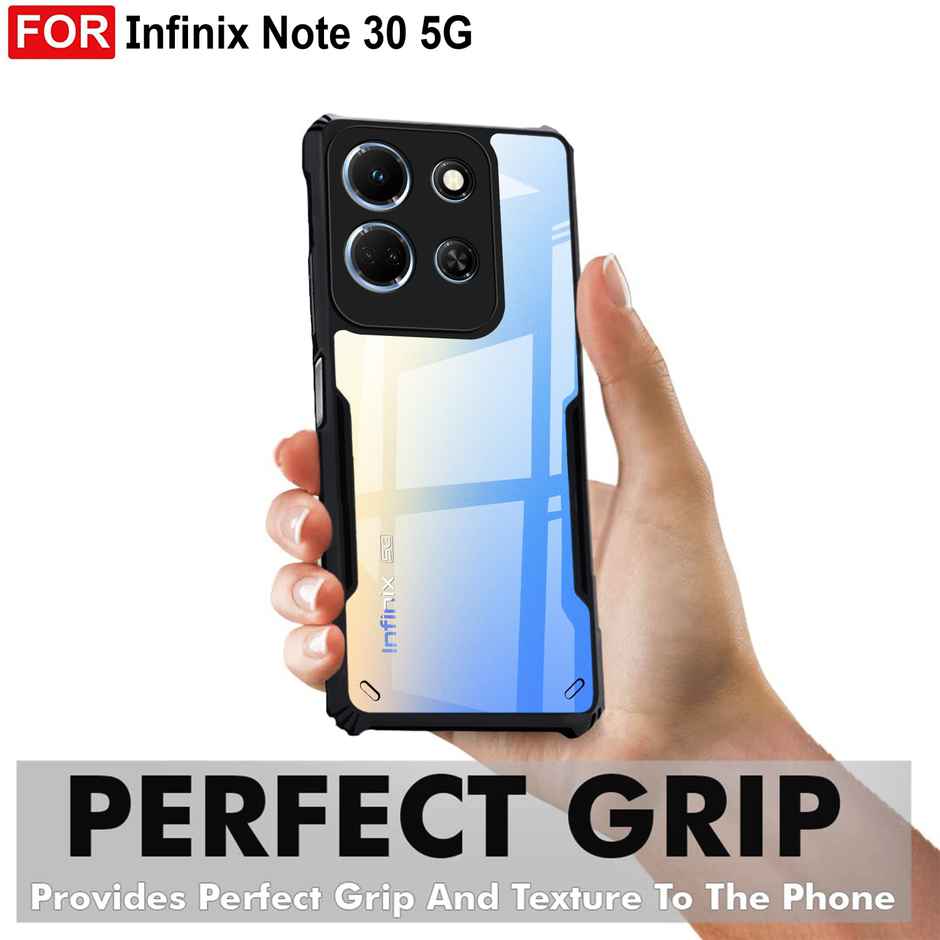 Zapcase Back Cover for Infinix Note 30 5G | Matte-Black